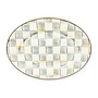 Sterling Check Small Oval Platter