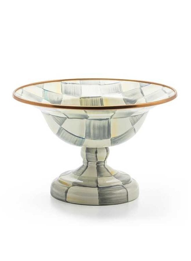 Sterling Check Small Compote