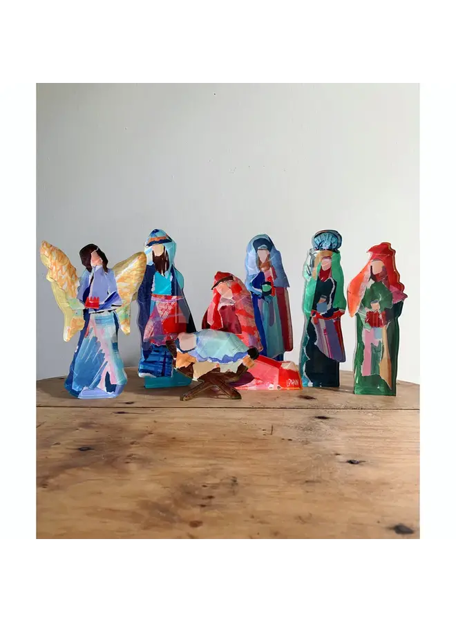 Acrylic Nativity Set - Large