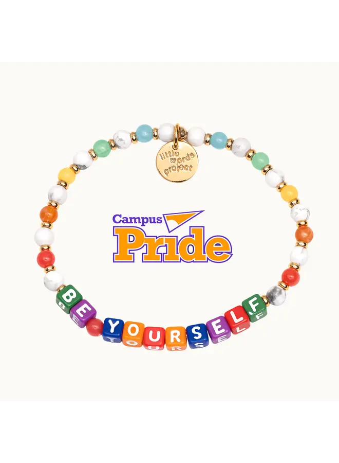 Be Yourself- LGBTQIA+ Bracelet S/M