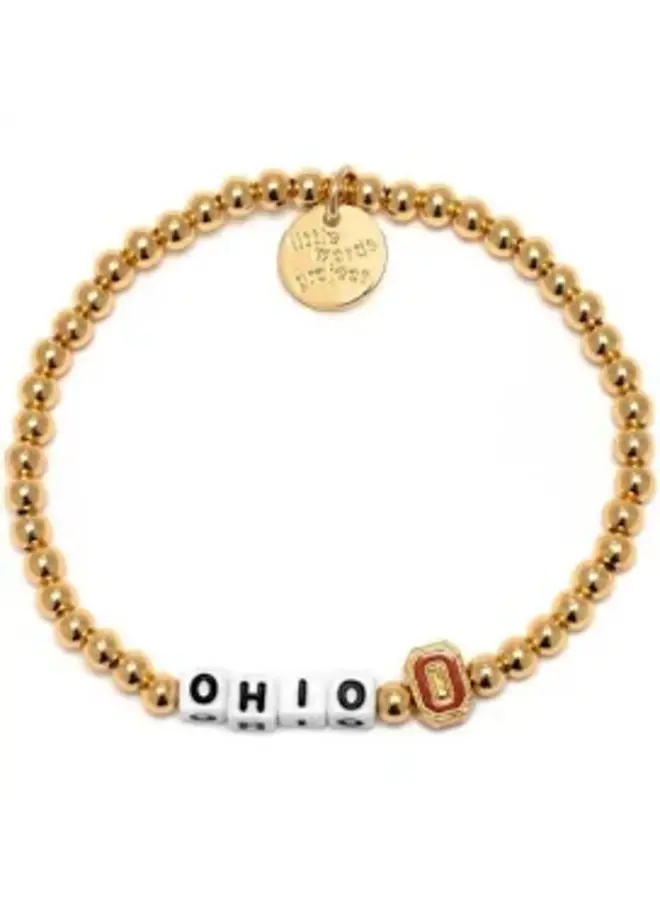 Ohio State Bracelet Waterproof Gold M/L