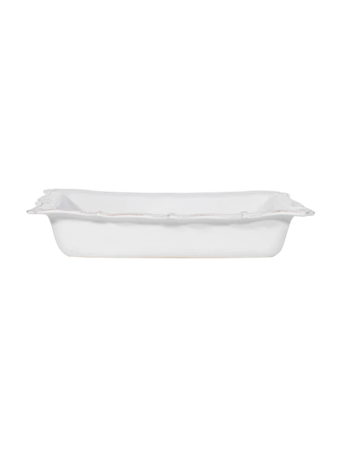 Berry & Thread  17" Rectangular Baker - Whitewash