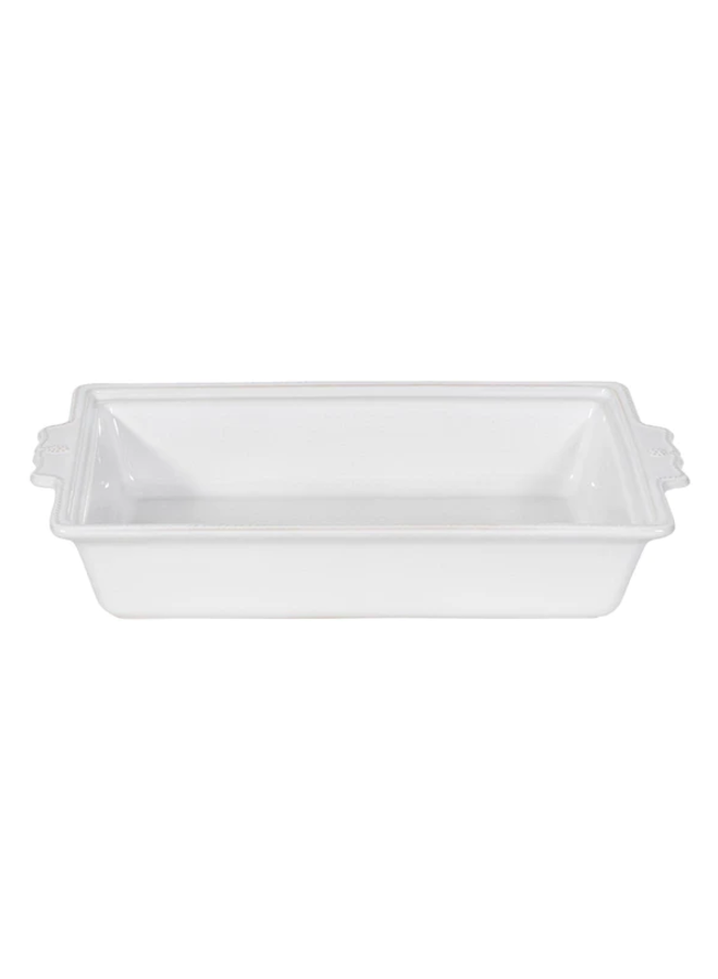 Berry & Thread 13" Rectangular Baker with Lid - Whitewash