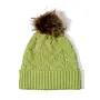 Loopy Cable Pom Hat