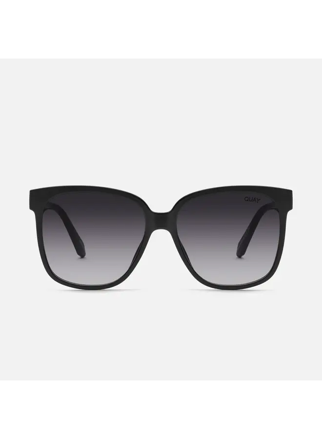 Wide Awake Sunglasses - Black Frame/Smoke Lens