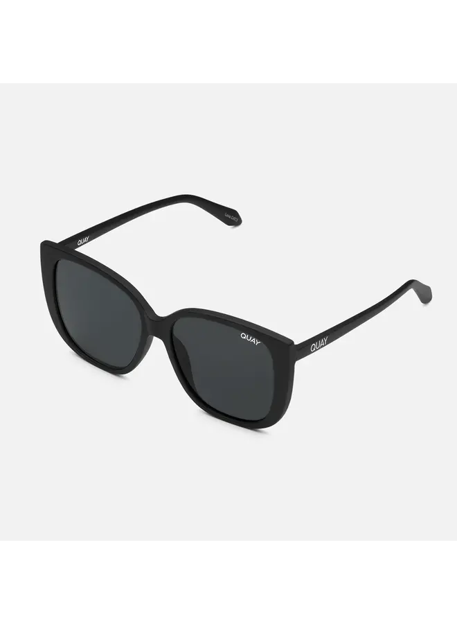 Ever After Sunglasses - Matte Black Frame / Smoke Polarized Lens