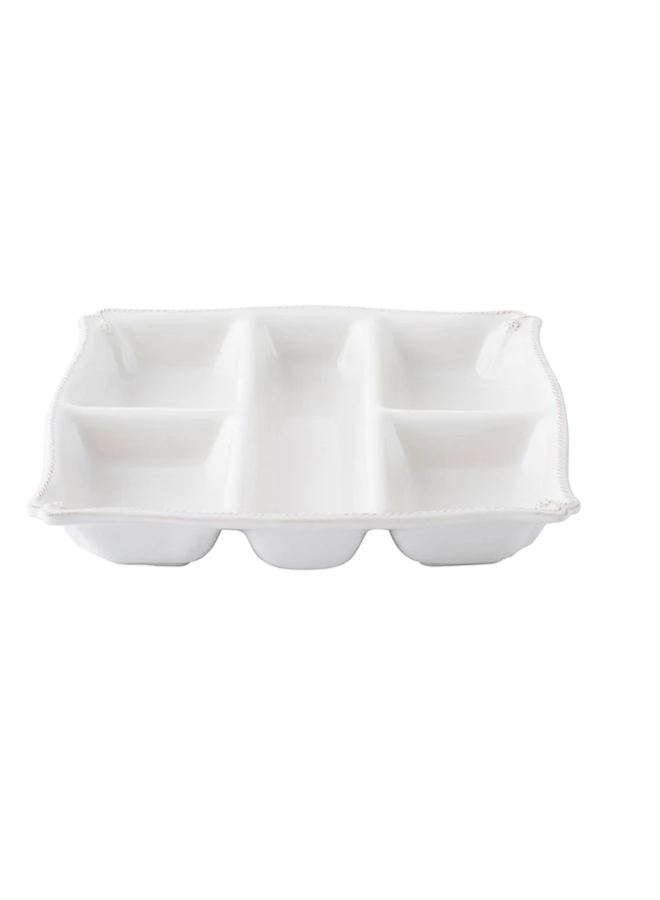 Berry & Thread Appetizer Platter - Whitewash
