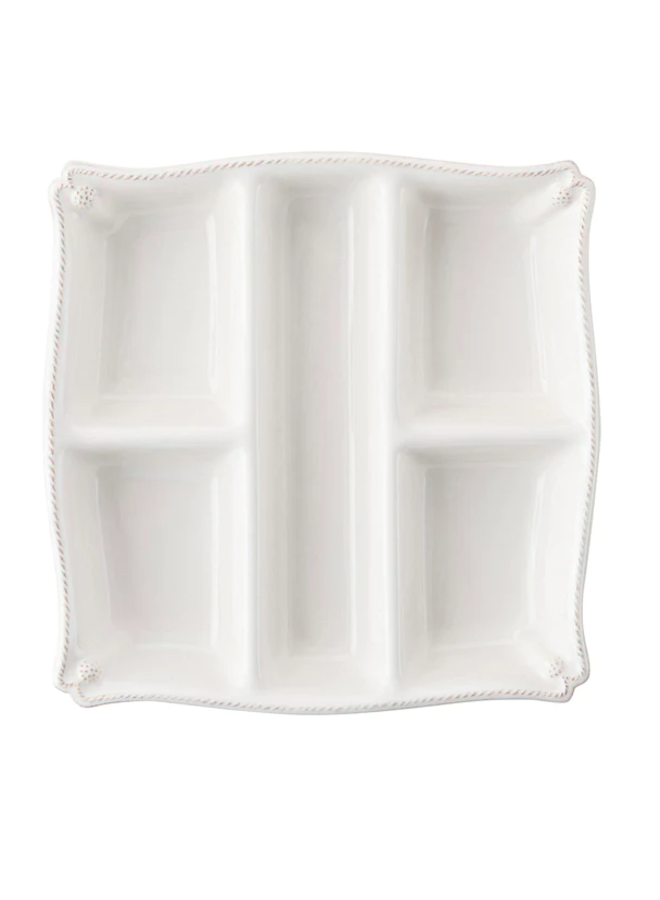 Berry & Thread Appetizer Platter - Whitewash