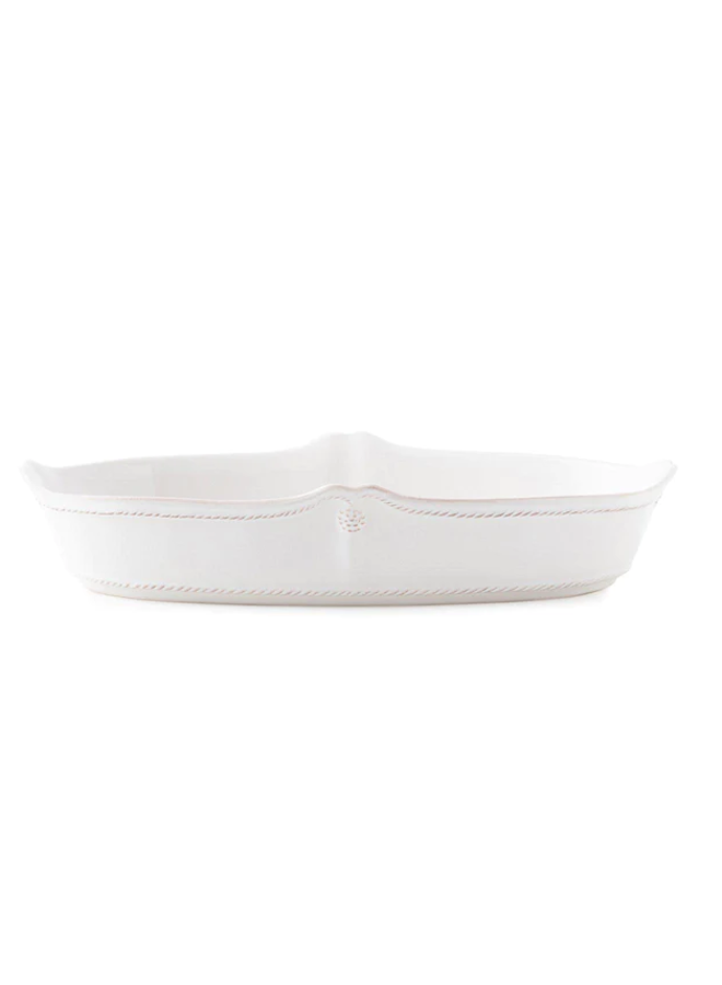 Berry & Thread 12" Oblong Server - Whitewash