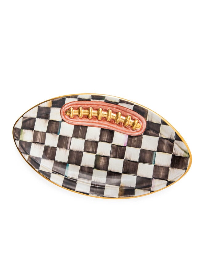 Courtly Check Football Platter