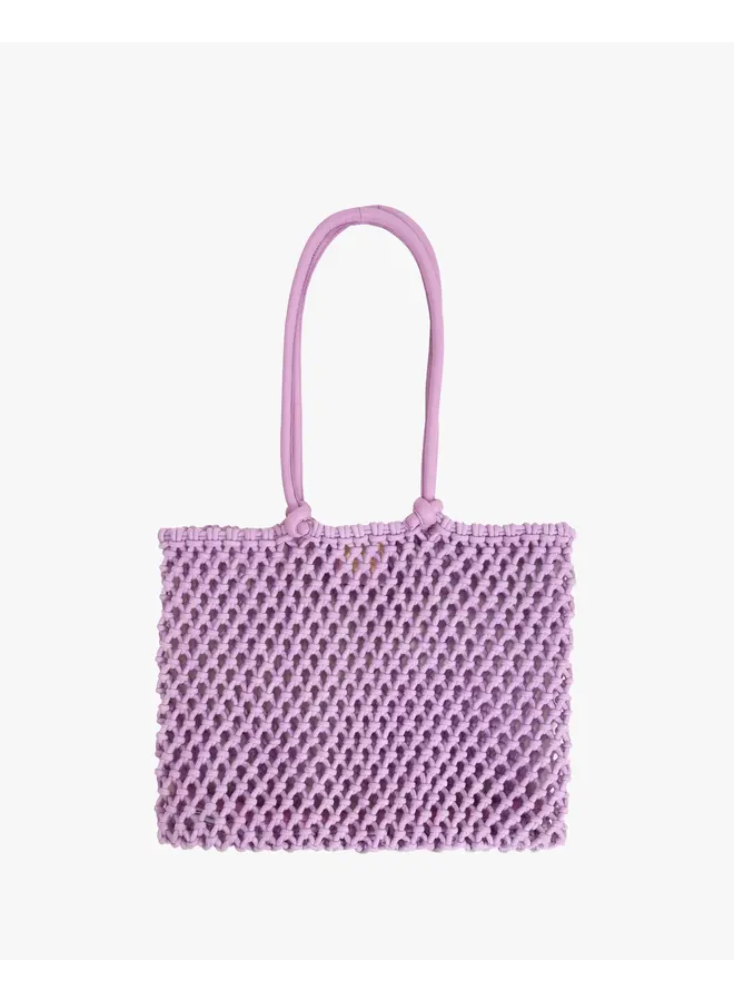 Sandy Woven Tote - Lilac