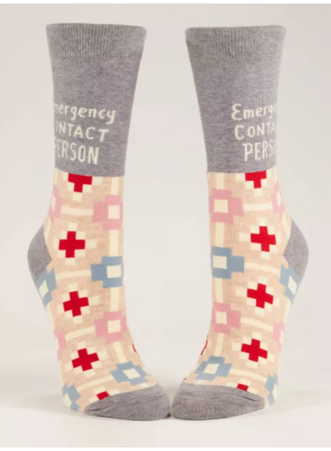 Women's Socks Emergency Contact