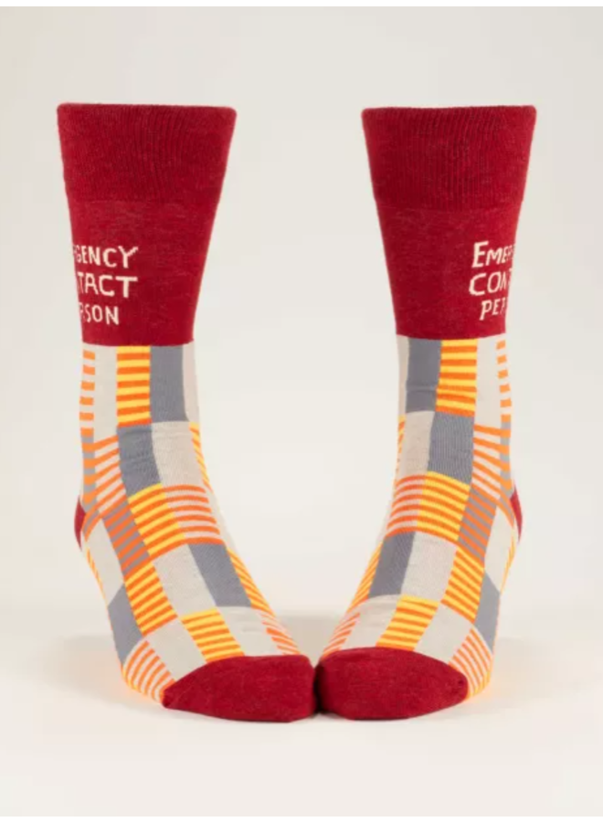 Men's Socks - Emergency Contact