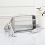 Clear Crossbody Bag with Tassel -