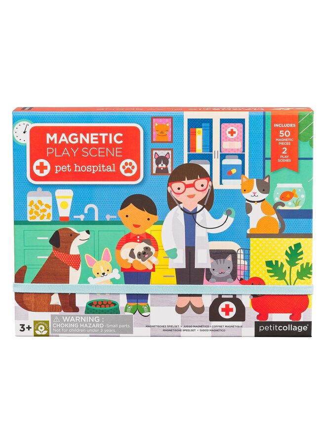 Pet Hospital Magnetic Play Scene