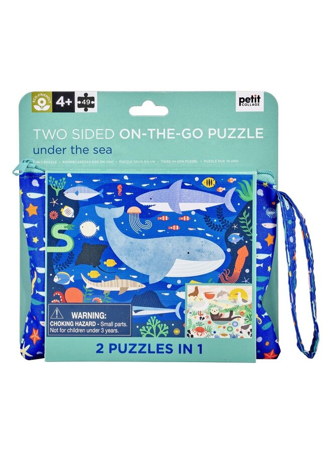 Under the Sea Two-sided On-The-Go Puzzle