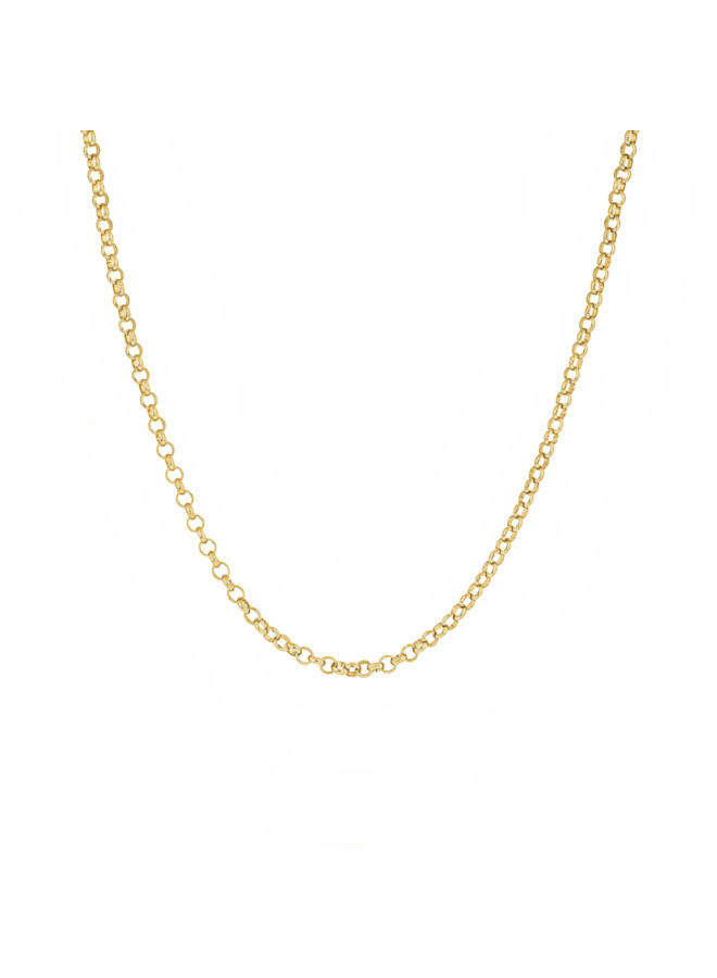Oval Rolo Chain - Large Rectangle