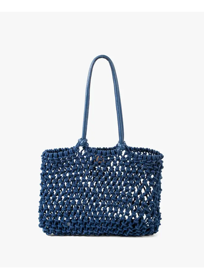 Sandy Woven Tote - French Blue