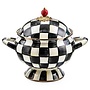 Courtly Check Enamel Tureen