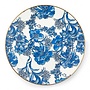 English Garden Enamel Charger/Plate - Royal