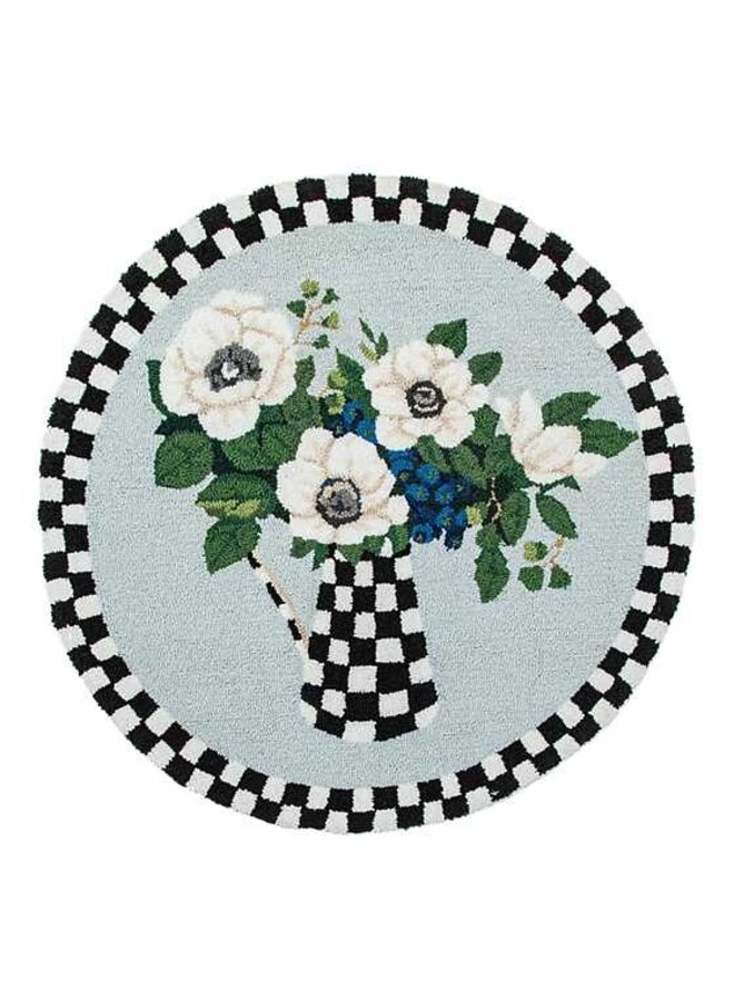 Anemones Pitcher Rug 3' Round