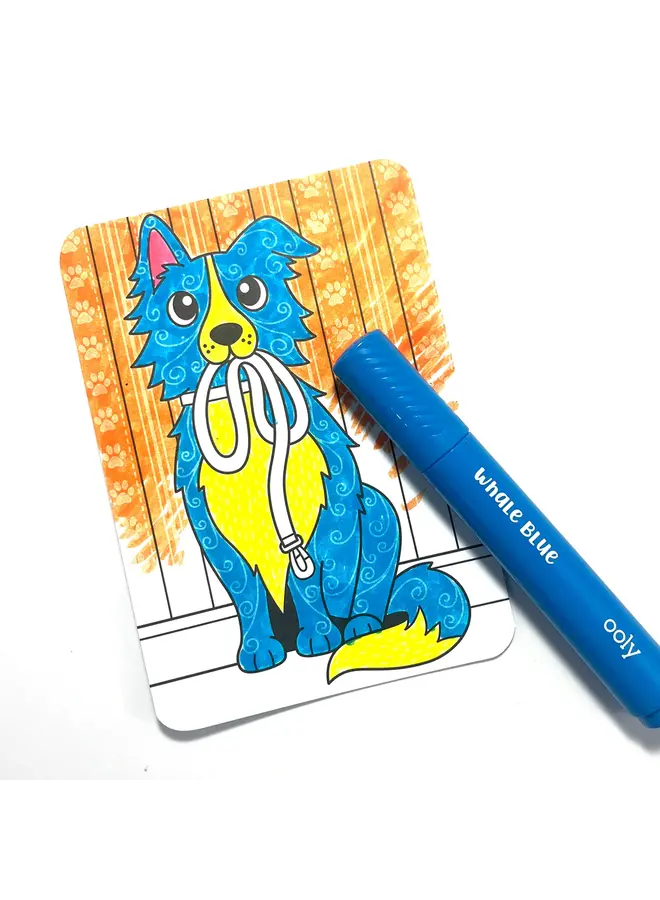 Undercover Art Hidden Patterns Coloring Activity - Dog Days