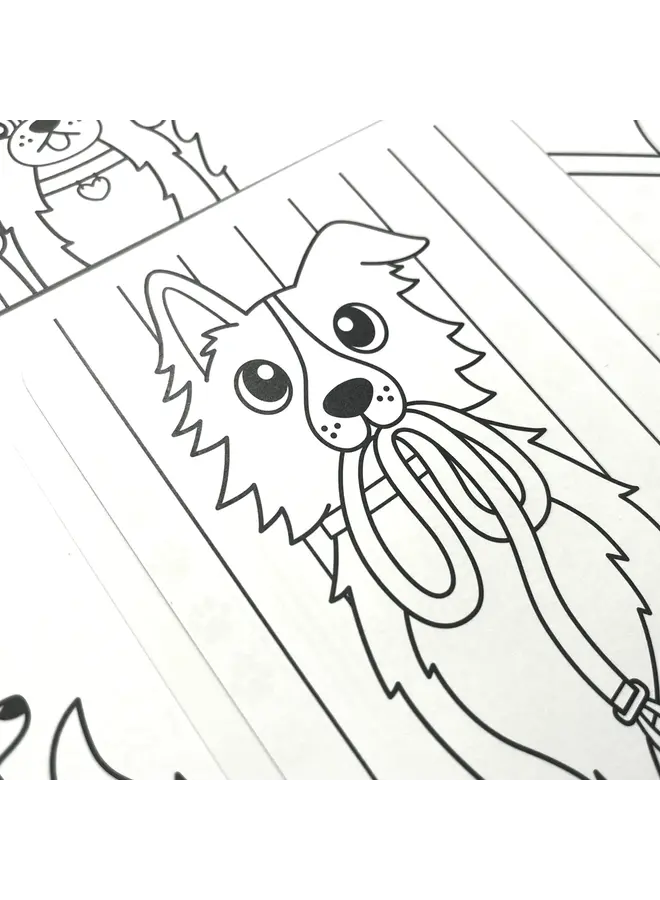 Undercover Art Hidden Patterns Coloring Activity - Dog Days