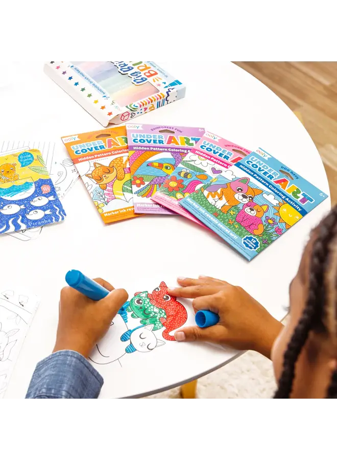 Undercover Art Hidden Patterns Coloring Activity - Dog Days