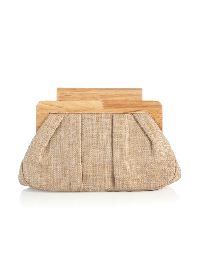 Alessia Clutch Natural