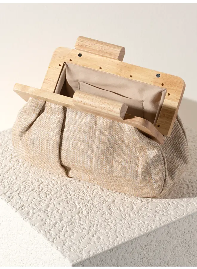 Alessia Clutch Natural