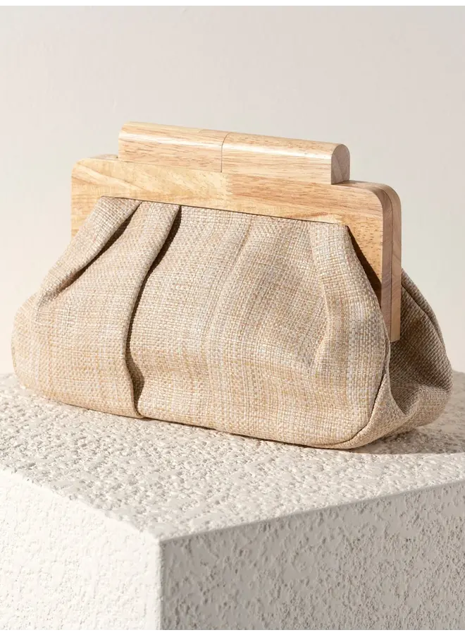 Alessia Clutch Natural