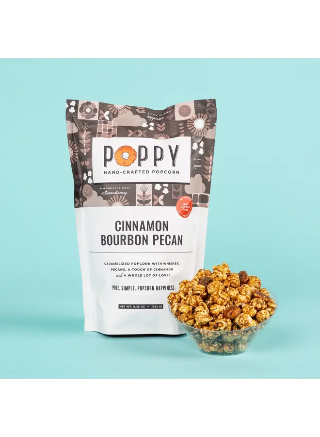 Cinnamon Bourbon Pecan Popcorn Market Bag