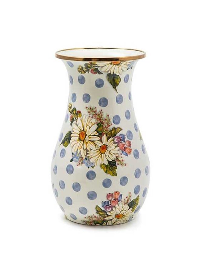 Wildflowers Blue Tall Vase