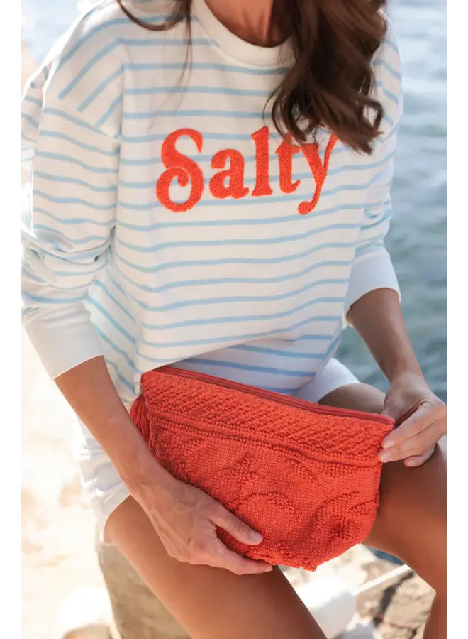 Salty Embroidered Sweatshirt