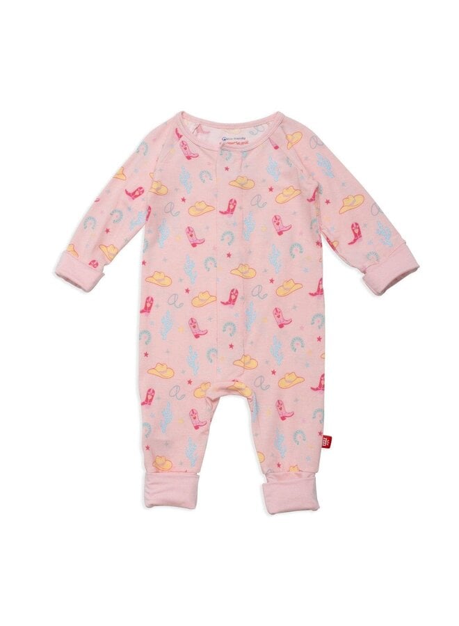Pink Not My First Rodeo Magnetic Coverall