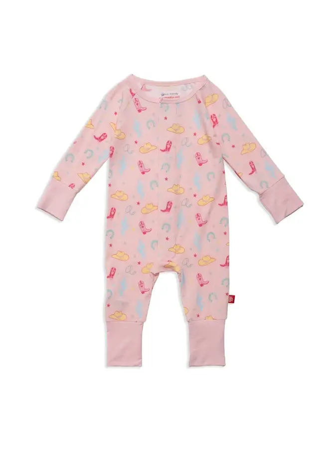 Pink Not My First Rodeo Magnetic Coverall
