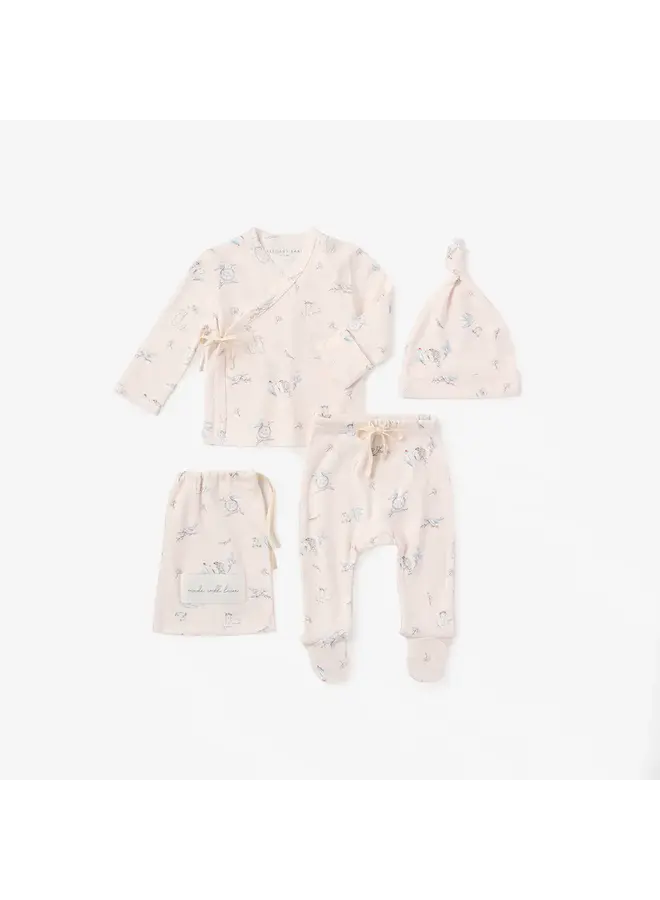 Meadow Mouse Org Pointelle 3PC Set NB