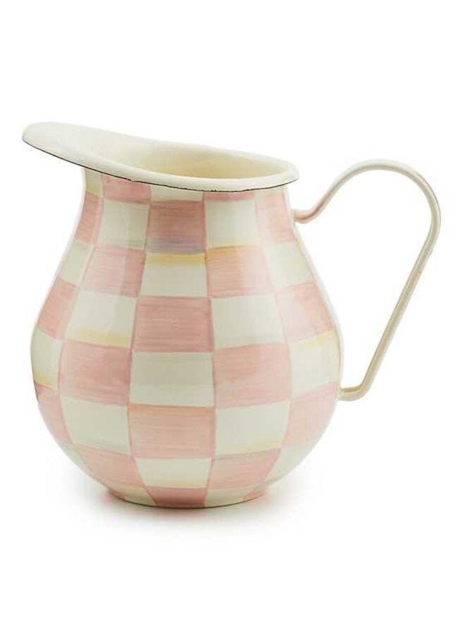 Rosy Check Enamel Pitcher