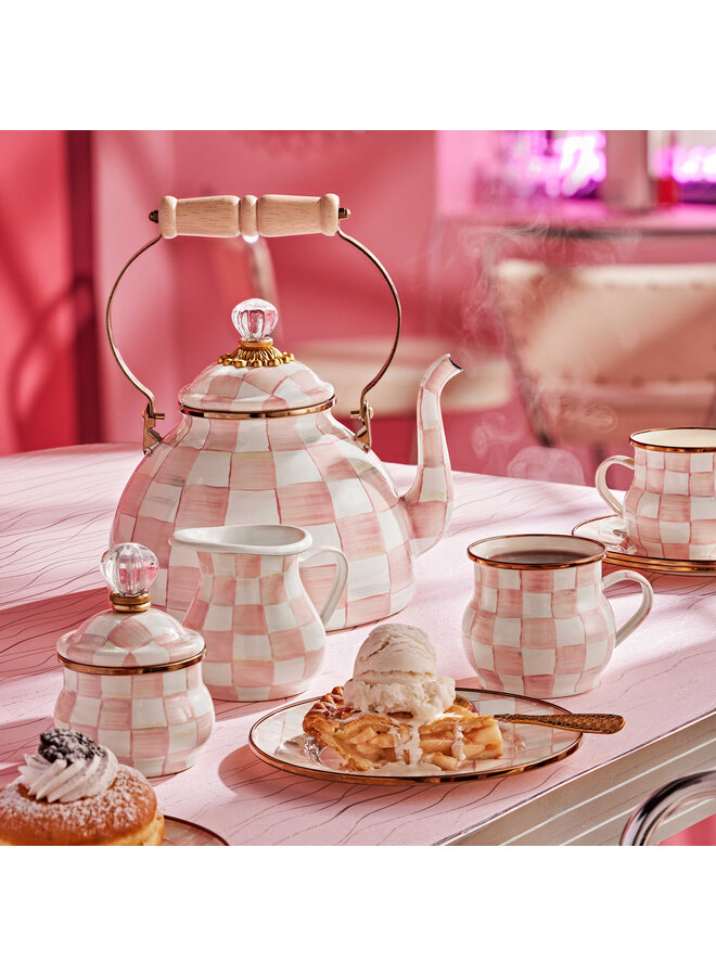 Rosy Check 3 Quart Tea Kettle