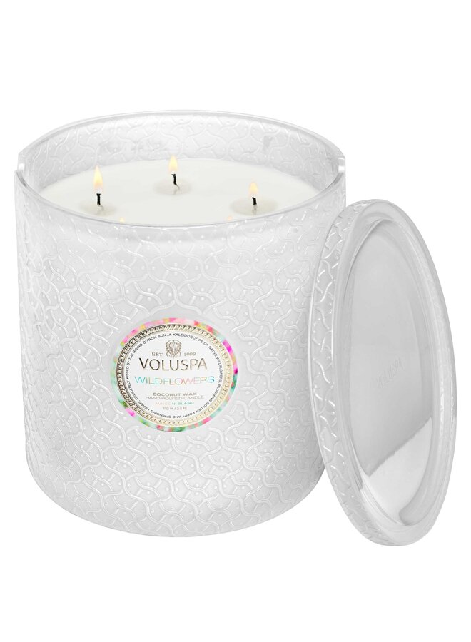 5 Wick Hearth Candle - Wildflowers