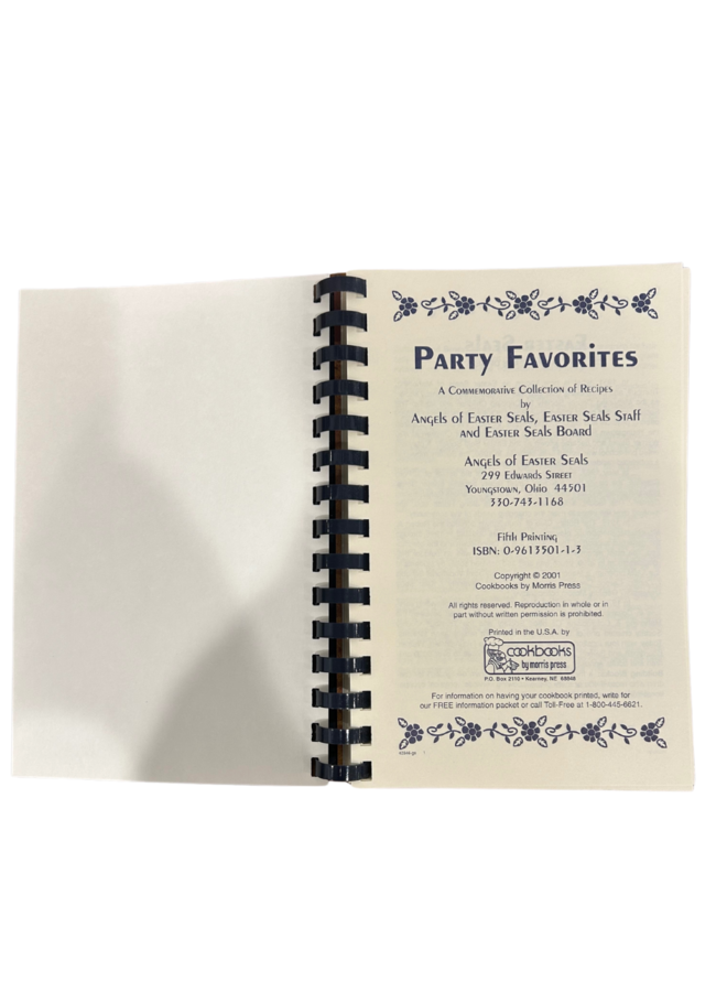 Angel and Friends Cookbook - Party Favorites