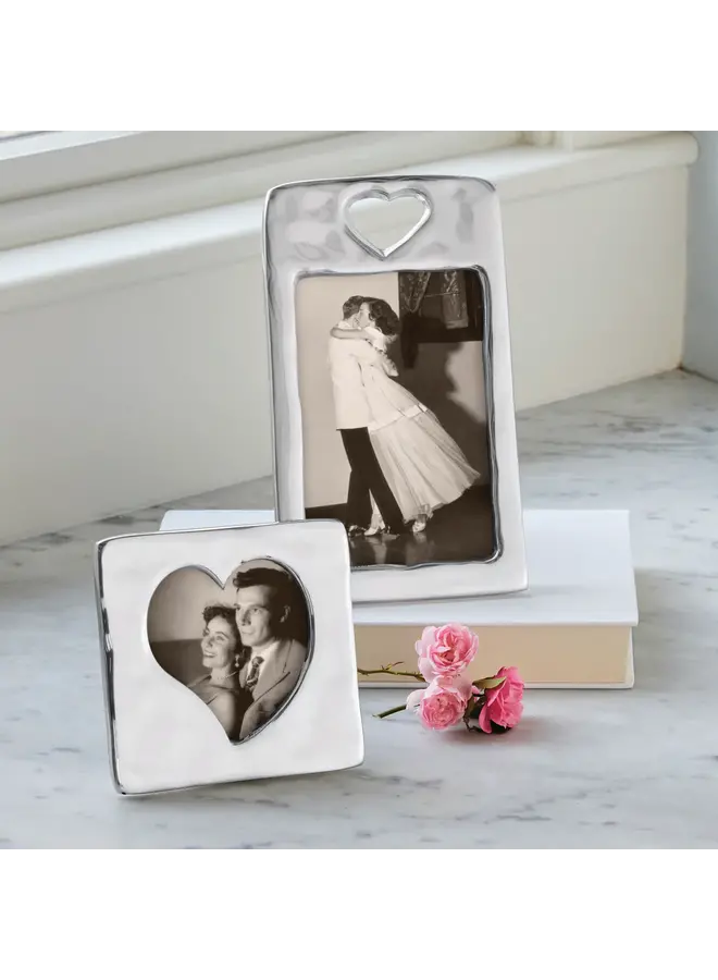 Small Square Open Heart Frame