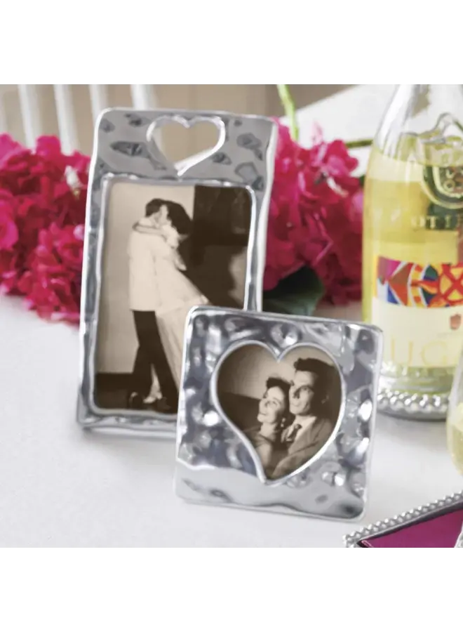 Small Square Open Heart Frame