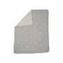 Baby Blanket Hearts Allover- Grey