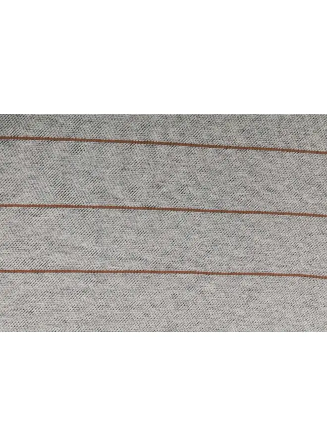 Luca Cotton Throw Stripes/Structured Grey