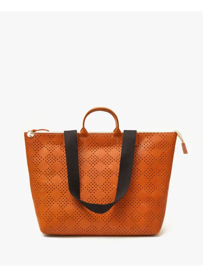 Le Zip Sac Cuoio - Lightweight Checker Perforated