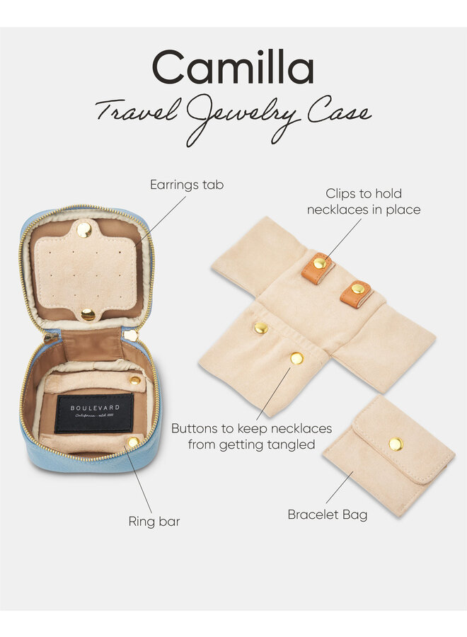 Camilla Leather Jewelry Case