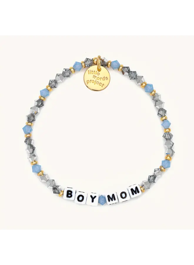 Boy Mom  Bracelet - Cornflower