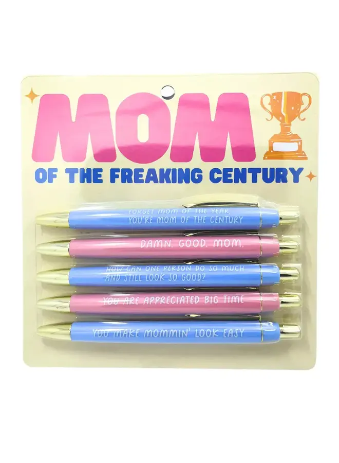 Mom Of The Freaking Century Pen Set