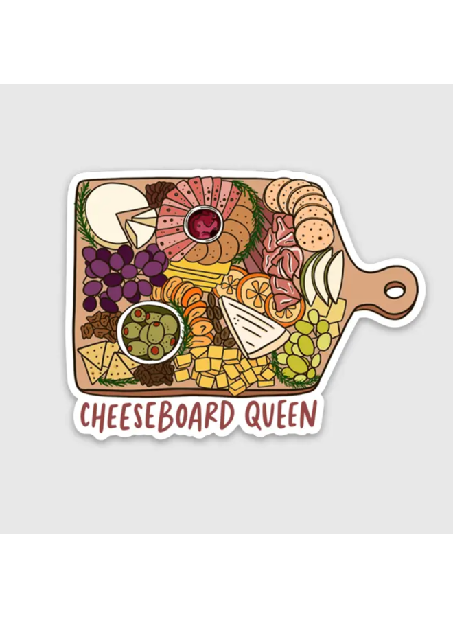 Cheeseboard Queen Charcuterie Sticker